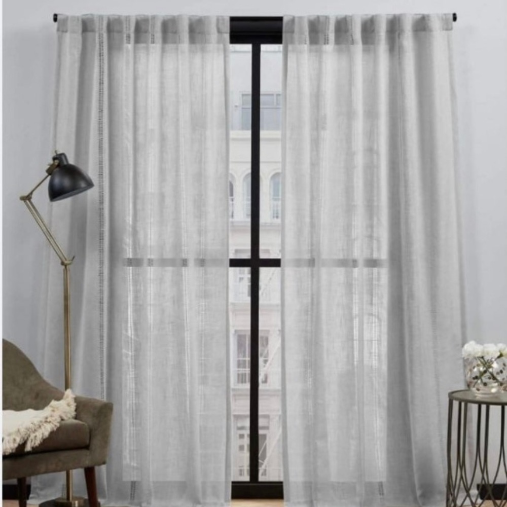 ELLE DECOR Fiona Curtains set of two